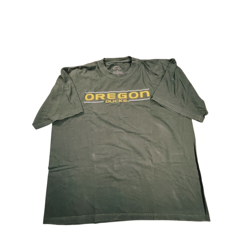 Vintage Cadre Oregon Ducks T-Shirt Men’s XXL Green Embroidered Tee